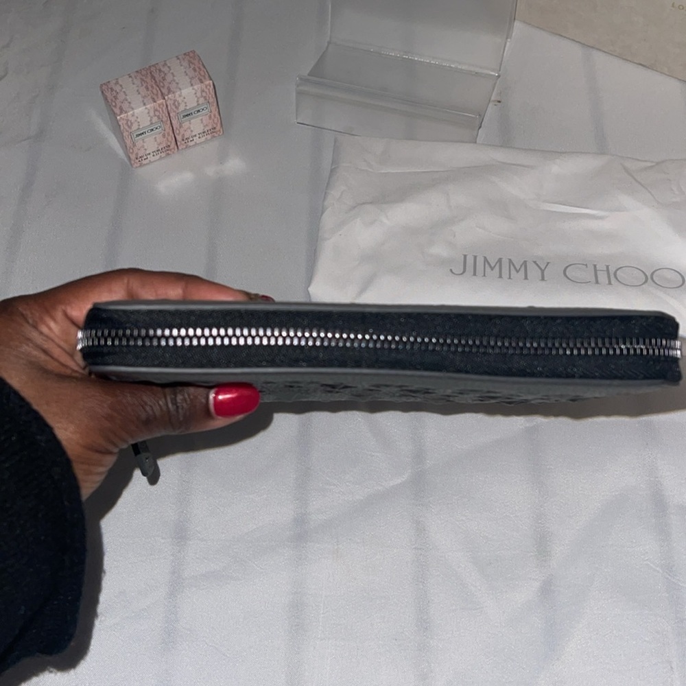 Jimmy Choo Carnaby wallet with mixed stars NWOT - Picture 12 of 15